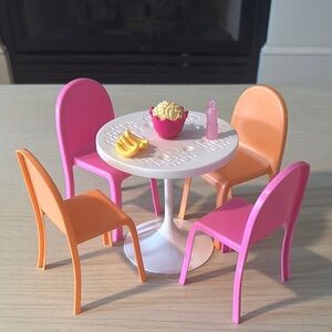 Colorful Dollhouse Dining Set